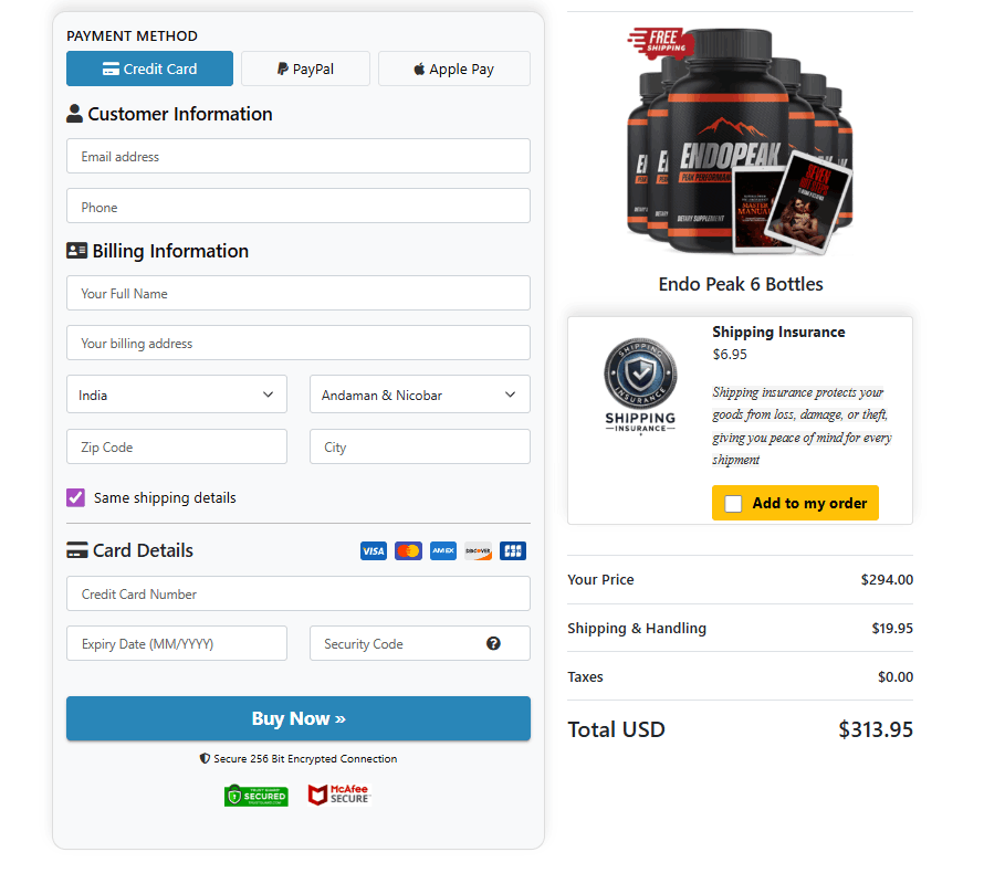 Prime trt order page